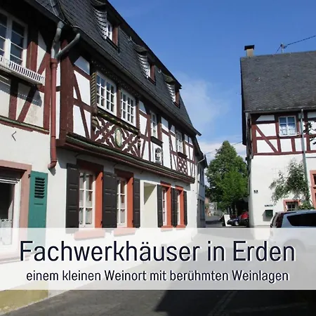 Ferienhaus Schwaab-Scherr, Genau Zwischen Bernkastel-Kues Und Traben-Trarbach, Mit Kostenlosem Oepnv-Ticket Fuer Bus Und Bahn, Parkplaetzen, Fahrradgarage Und Vielen Tipps Appartement Erden