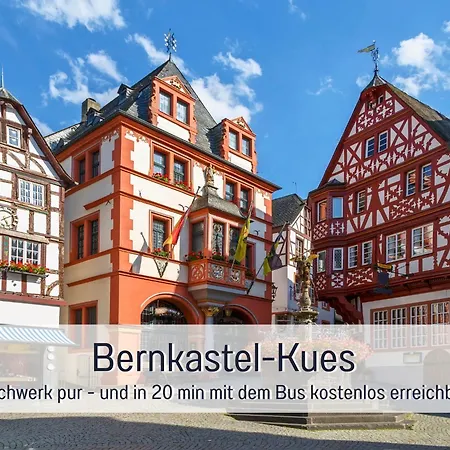 Ferienhaus Schwaab-Scherr, Genau Zwischen Bernkastel-Kues Und Traben-Trarbach, Mit Kostenlosem Oepnv-Ticket Fuer Bus Und Bahn, Parkplaetzen, Fahrradgarage Und Vielen Tipps * Erden