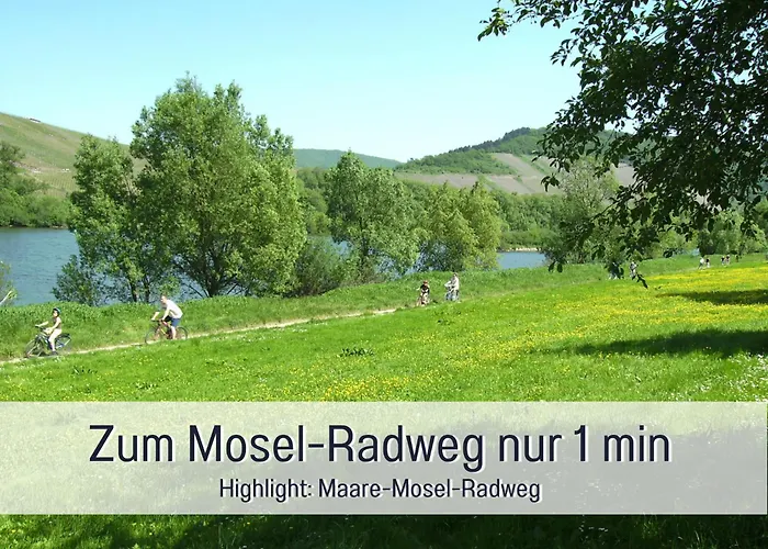 דירה Schwaab-scherr, Genau Zwischen Bernkastel-kues Und Traben-trarbach, Mit Kostenlosem Oepnv-ticket Fuer Bus Und Bahn, Parkplaetzen Und Fahrradgarage *