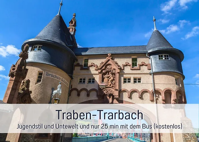 Schwaab-scherr, Genau Zwischen Bernkastel-kues Und Traben-trarbach, Mit Kostenlosem Oepnv-ticket Fuer Bus Und Bahn, Parkplaetzen Und Fahrradgarage